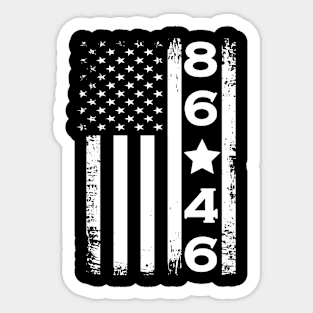 8646 anti Joe Biden Sticker